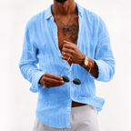 Camisa Riviera Manga Longa — Linho Premium 100%