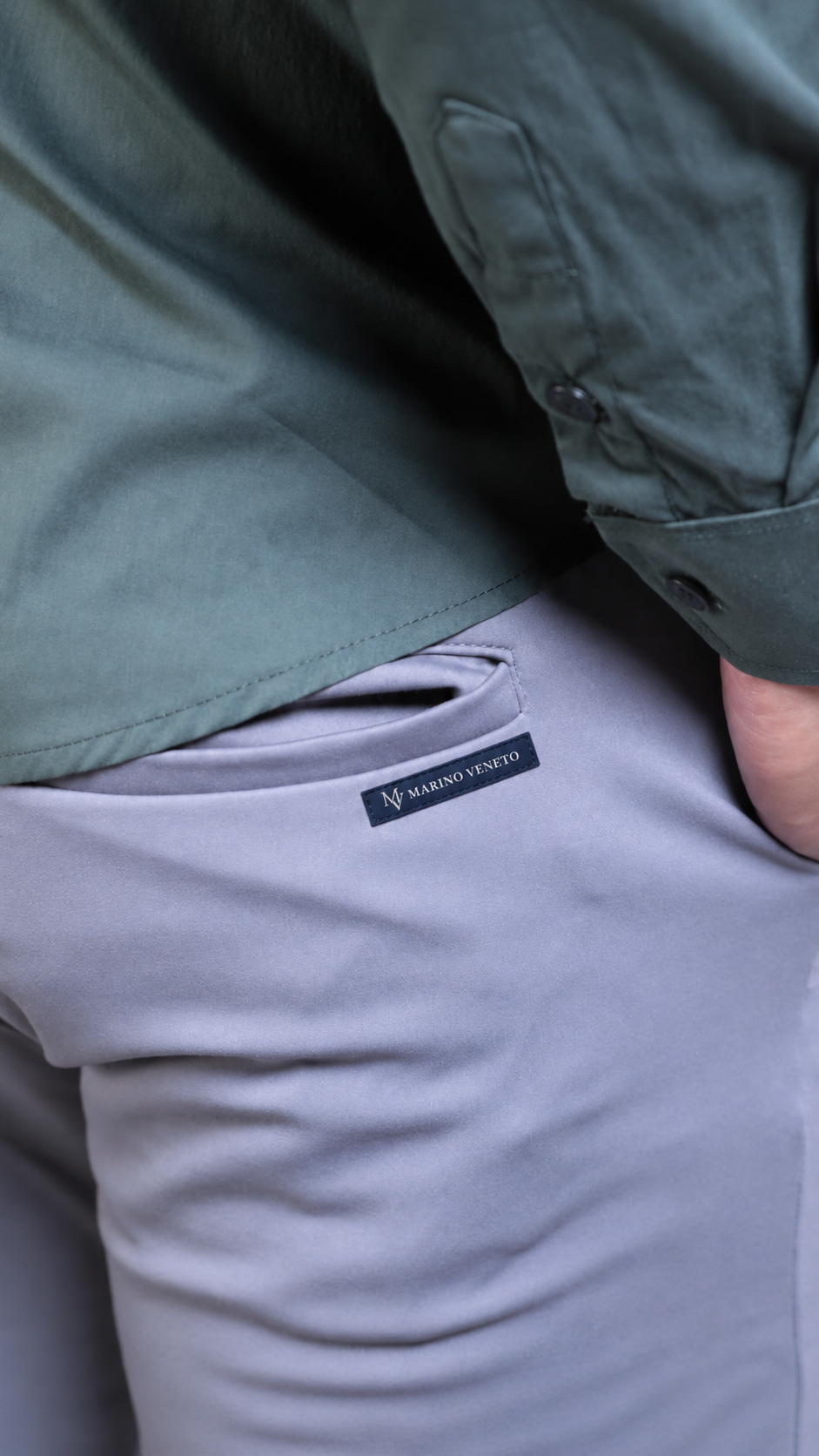Calça Alfaiataria Bergamo Com Elastano - Marino Veneto
