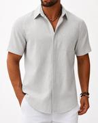 Camisa Manga Curta 100% linho