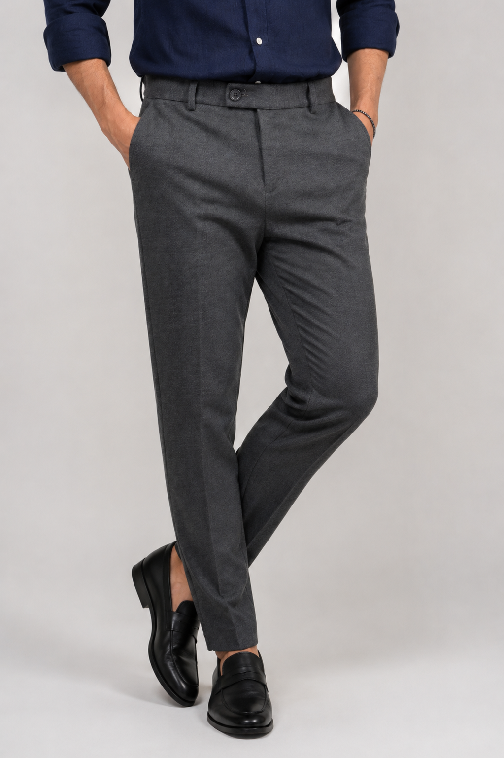 Calça Alfaiataria de Malha Super Stretch