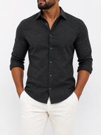 Camisa Noir Manga Longa — Algodão Premium 100%