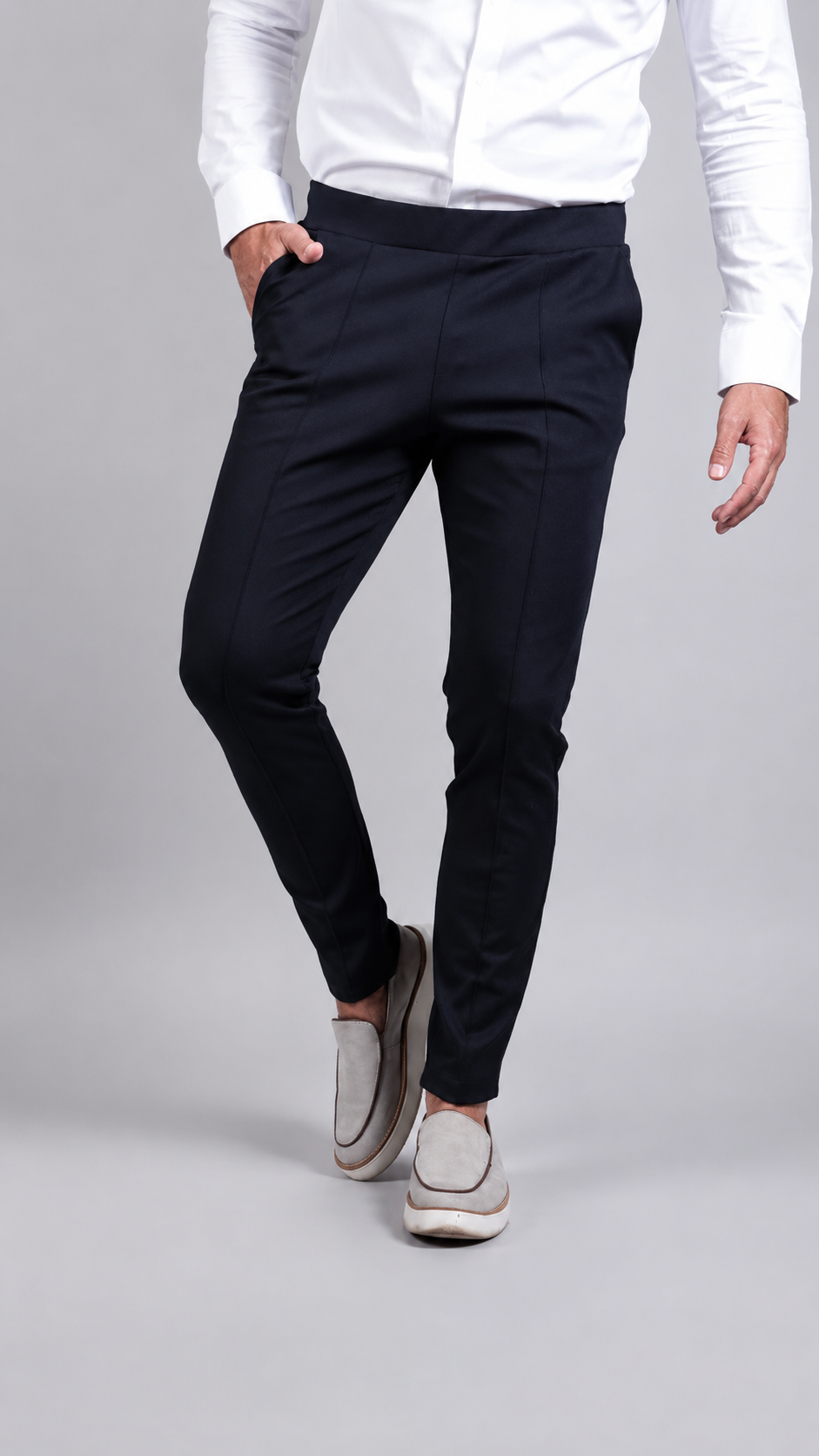 Calça Alfaiataria Bergamo Com Elastano - Marino Veneto