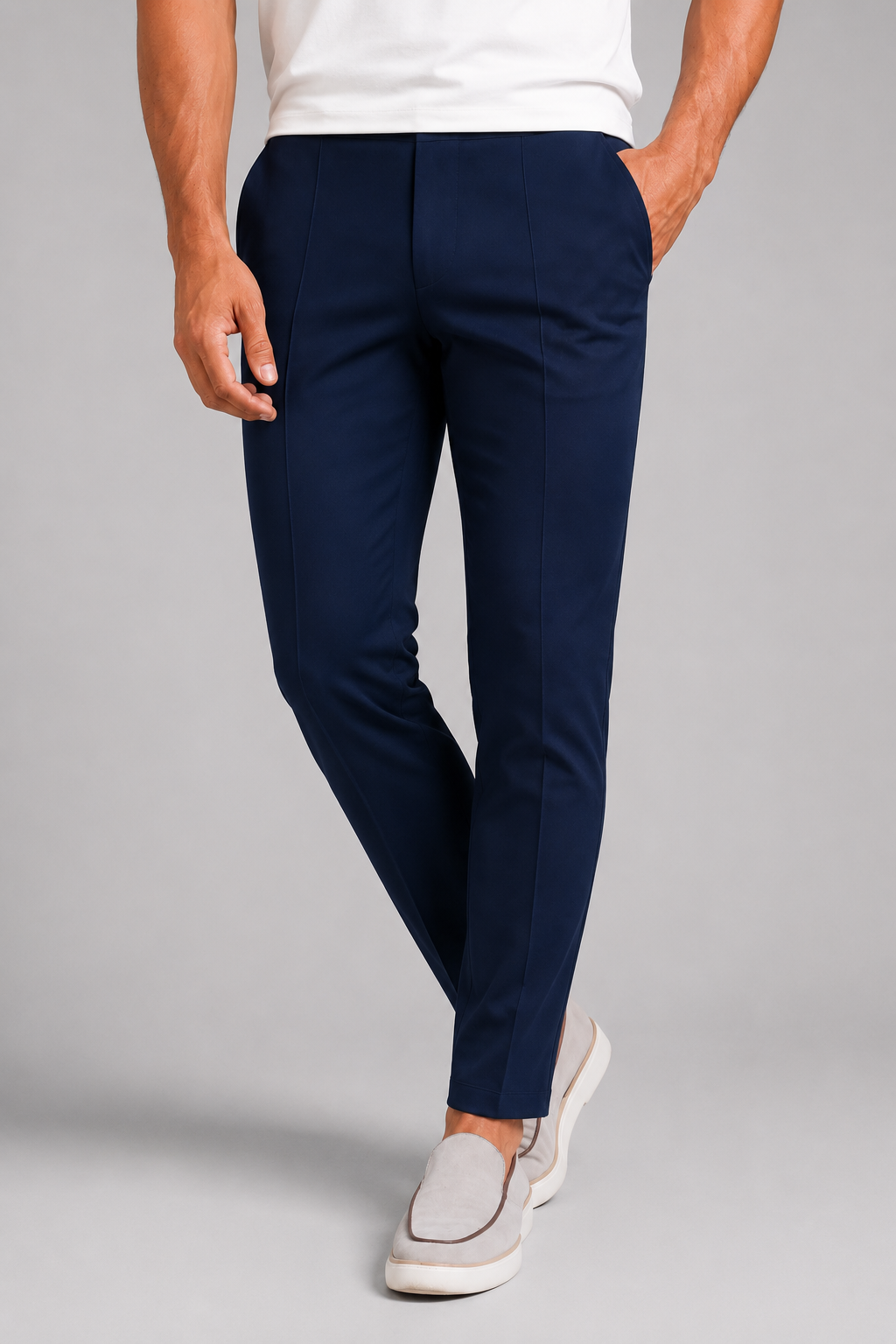 Calça Alfaiataria Bergamo Com Elastano - Marino Veneto