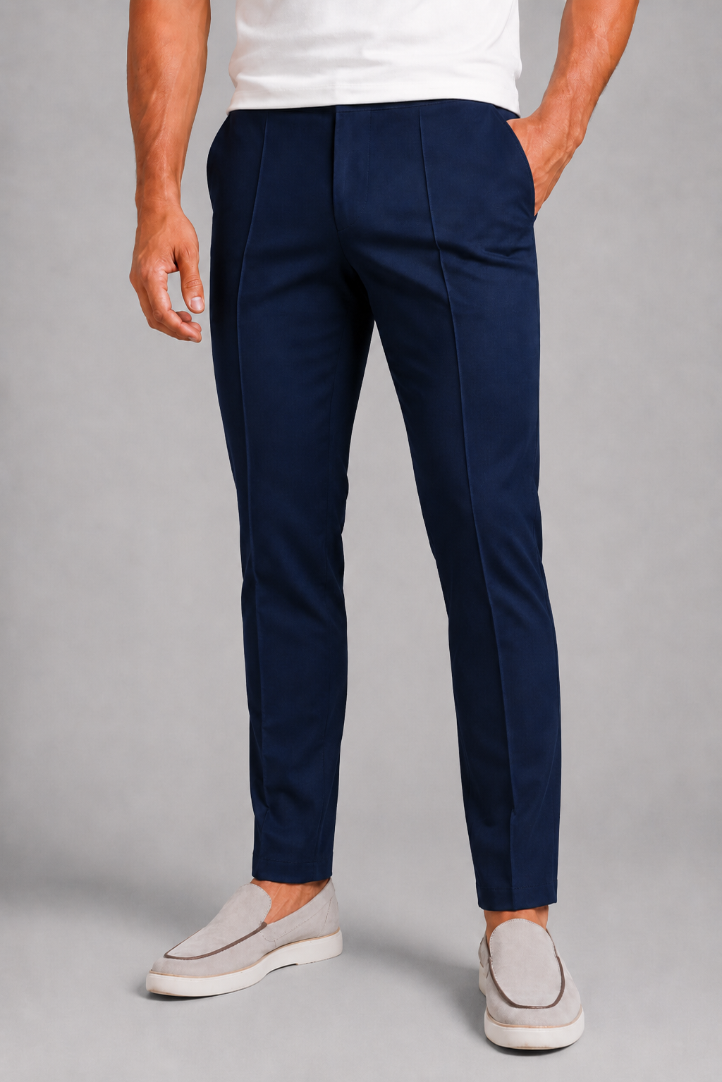 Calça Alfaiataria Bergamo Com Elastano - Marino Veneto