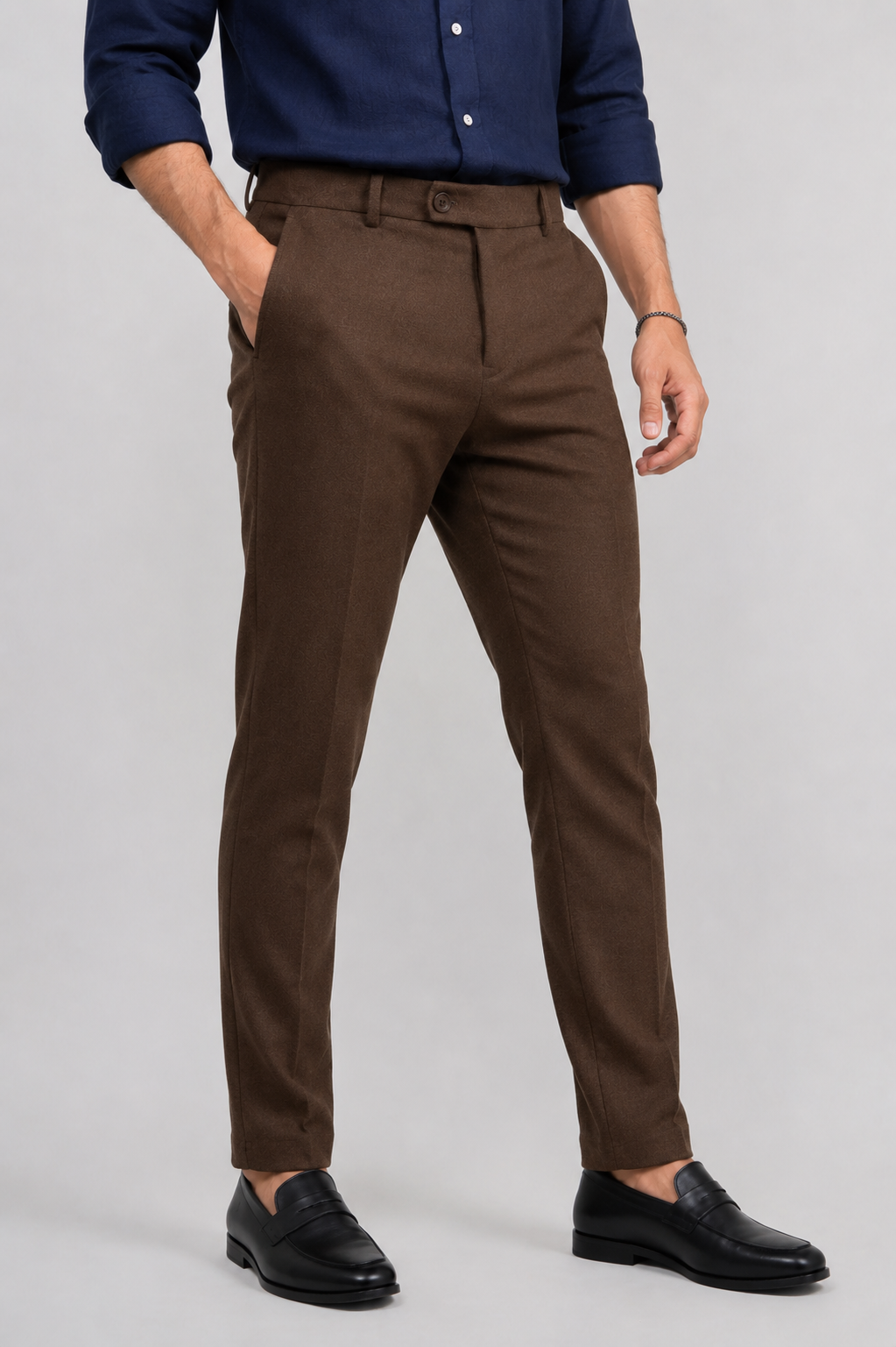Calça Alfaiataria de Malha Super Stretch