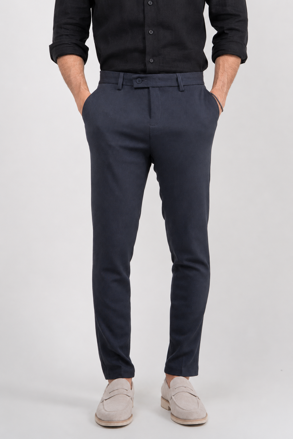 Calça Alfaiataria de Malha Super Stretch